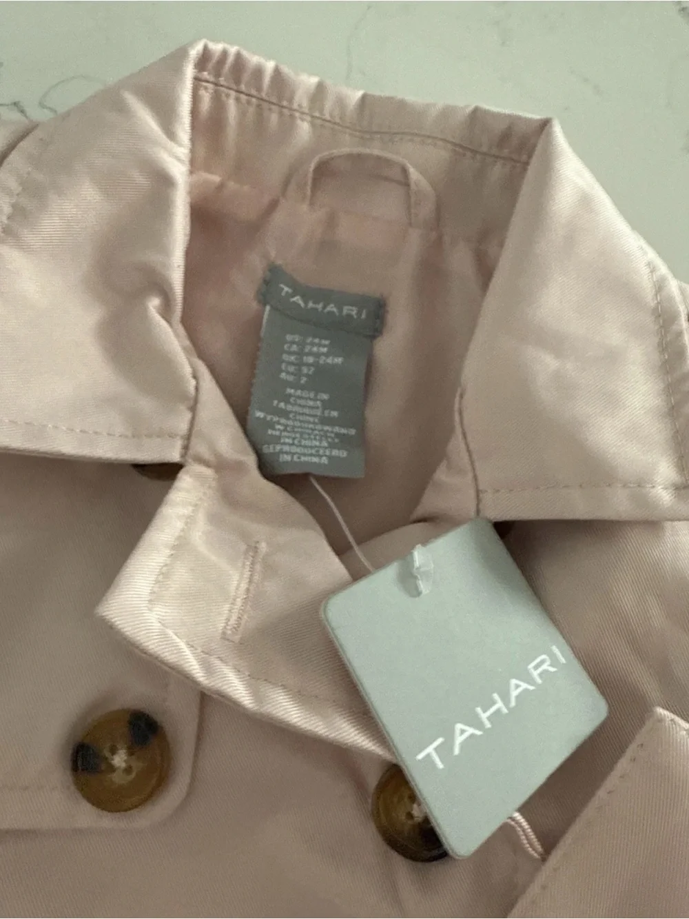 Tahari pea coat